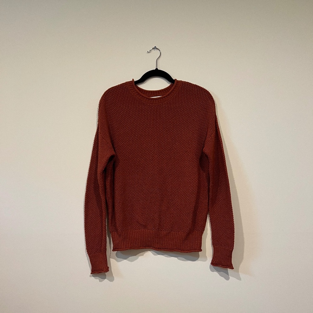 Jessica Simpson Rust Crew Neck Sweater